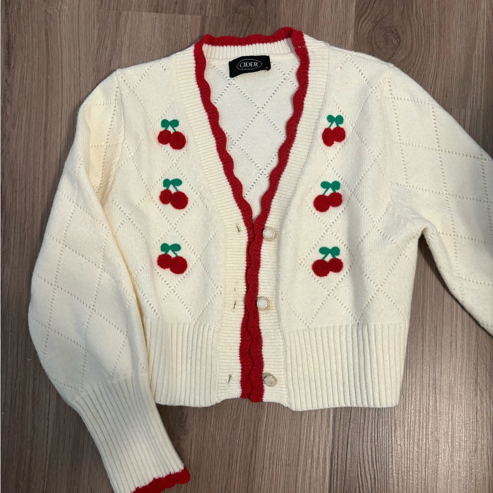 Cider Cherry Cardigan